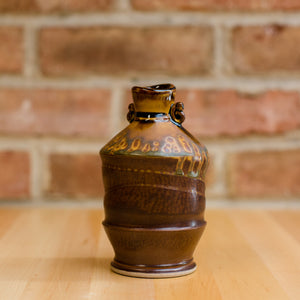 Royce Yoder - Bottle in Brown Ash | Black Glaze
