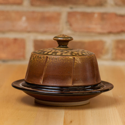 Royce Yoder - Cheese Dome in Brown Ash | Black Glaze