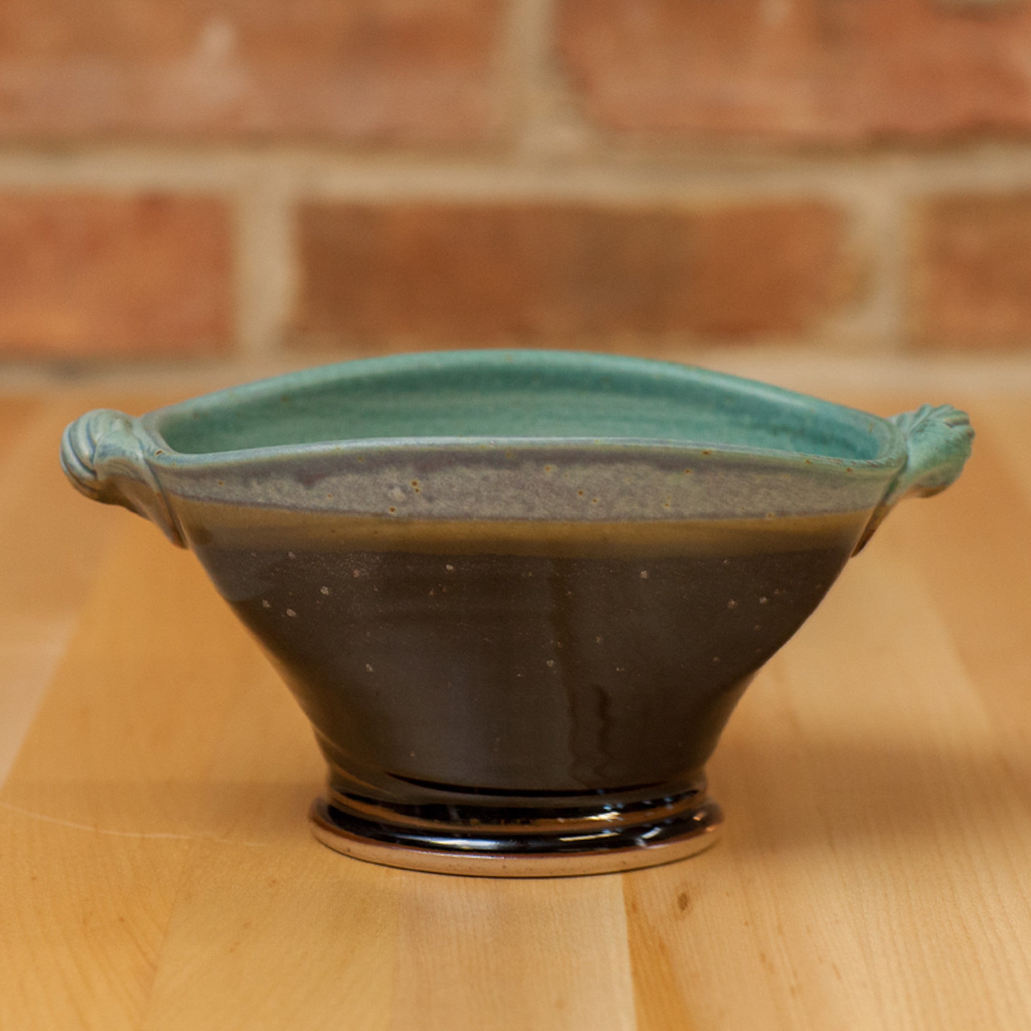 Royce Yoder - Rectangle Bowl in Copper | Black Glaze