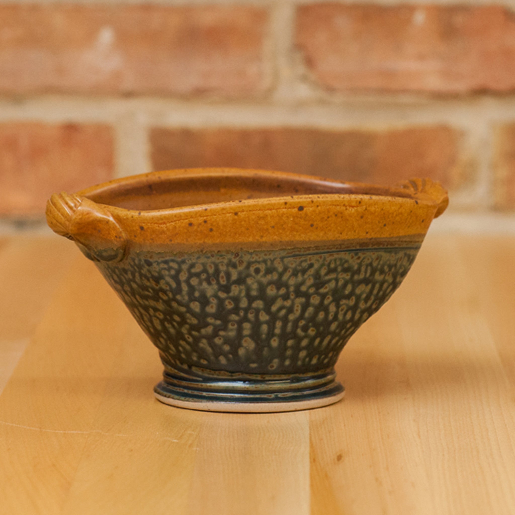 Royce Yoder - Rectangle Bowl in Tan | Ash Glaze