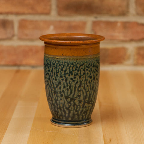 Royce Yoder - Utensil Jar in Tan | Ash Glaze